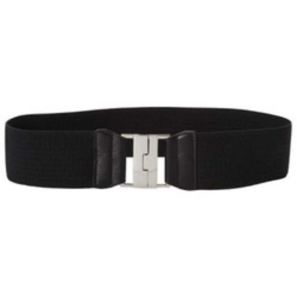 Women's Sporty Cinch Belt - A New Day Black M